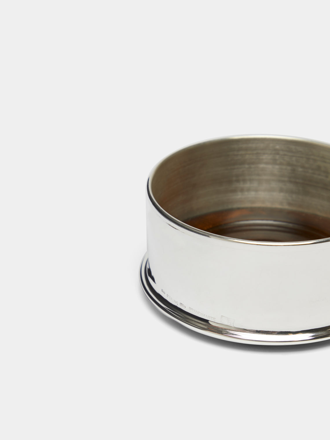 Brandimarte - Hammered Sterling Silver Coaster - Silver - ABASK