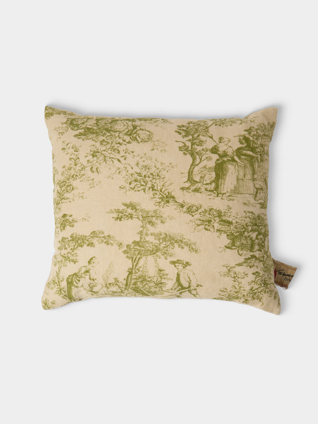 The House of Lyria - Linen Cushion (17.5in/45cm) - Cream - ABASK - 