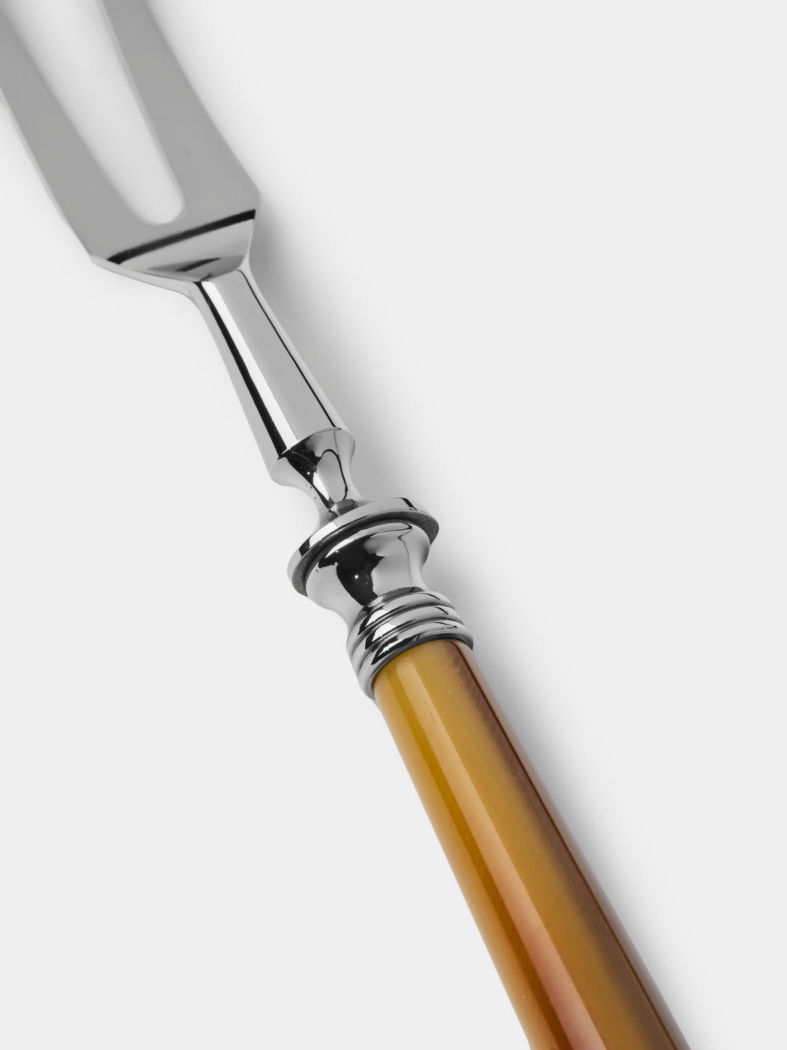 Alain Saint-Joanis - Marbella Dark Horn Resin Carving Utensils (Set of 2 Pieces) - Brown - ABASK