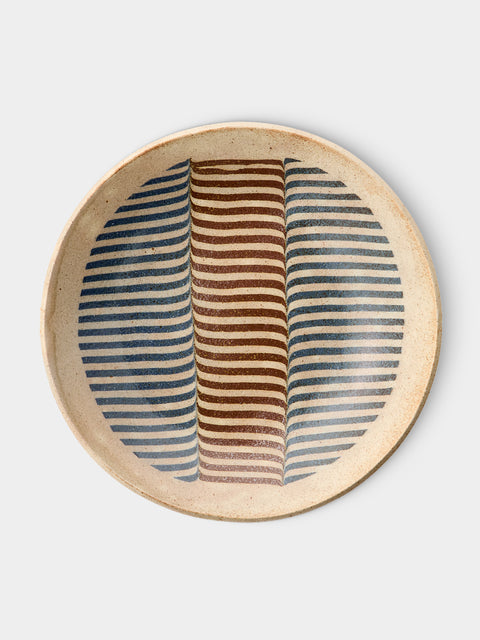 Makidani-gama - Nerikomi Ceramic Serving Plates – 12in/30cm (Set of 2) - Multiple - ABASK - 