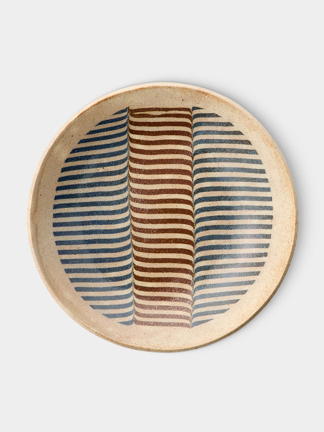 Makidani-gama - Nerikomi Ceramic Serving Plates – 12in/30cm (Set of 2) - Multiple - ABASK - 