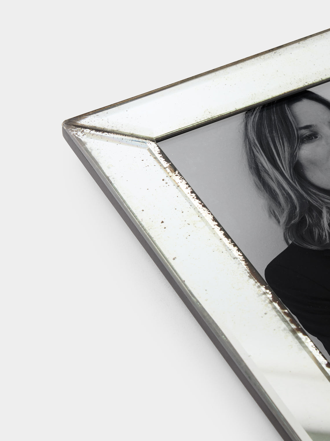 Borgo delle Tovaglie - Firenze Mirrored Glass Photo Frame - Silver - ABASK