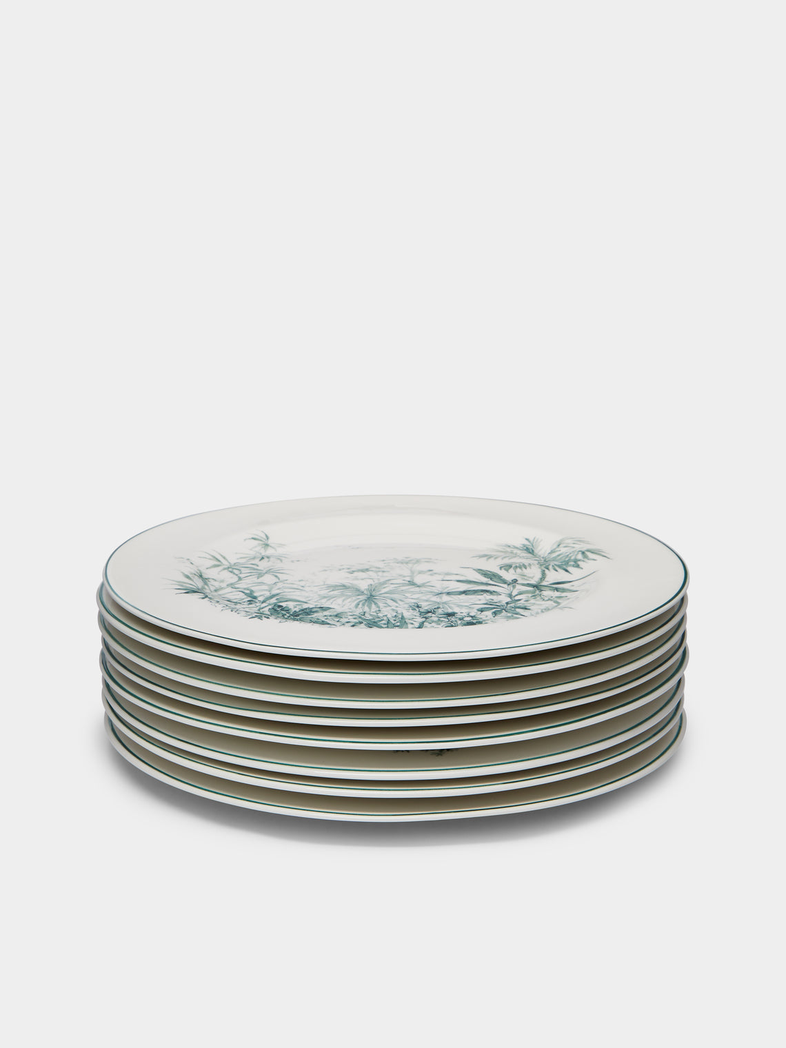 Laboratorio Paravicini - Gardens Ceramic Dinner Plates (Set of 8) -  - ABASK