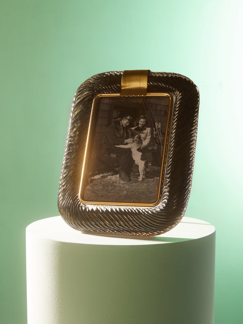 Antique and Vintage - 1960s Murano Glass Photo Frame -  - ABASK