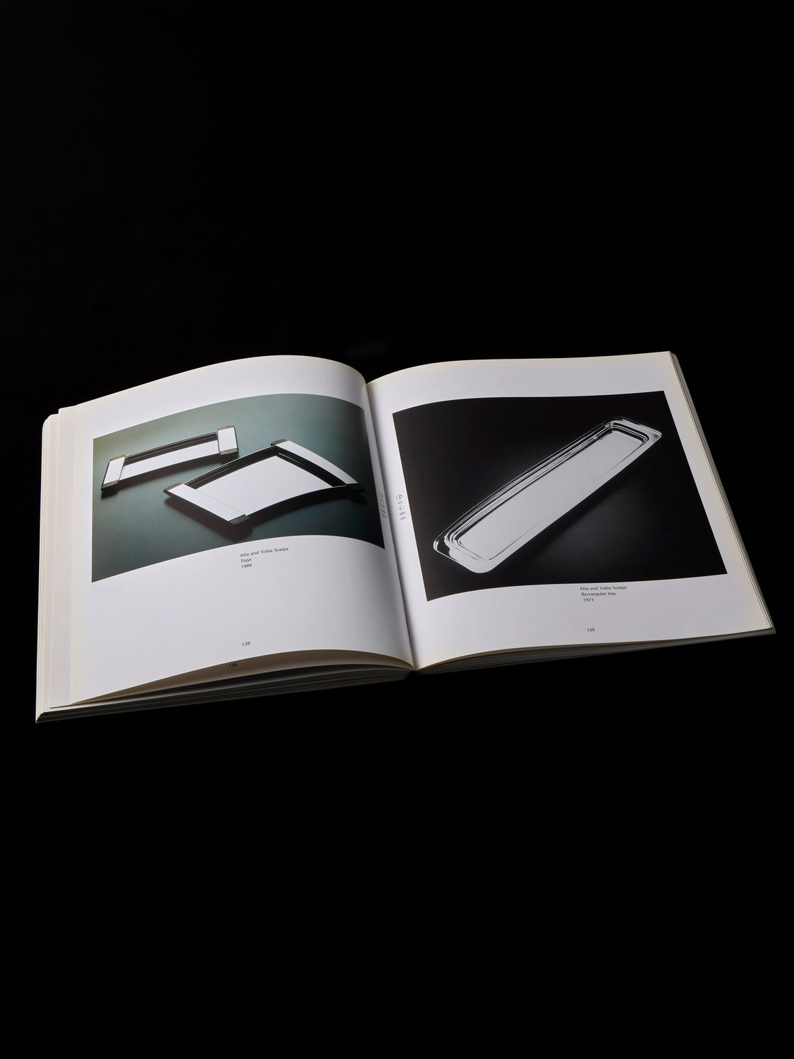 San Lorenzo - 1988 Afra and Tobia Scarpa Sterling Silver and Wood Tray (12in/31cm) - Silver - ABASK