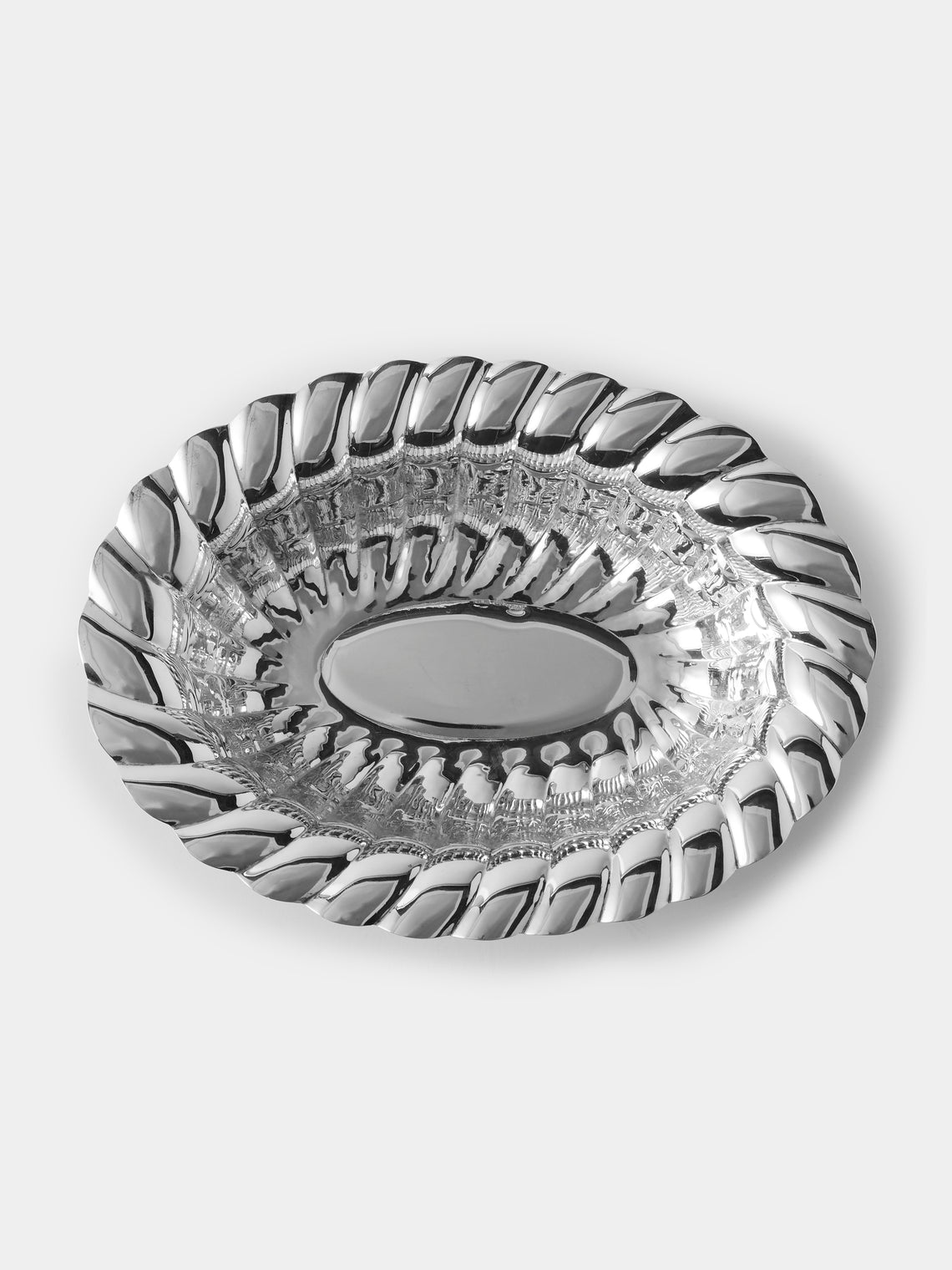 Antique and Vintage - 1980s Gioielleria Ferrari Sterling Silver Bowl - Silver - ABASK