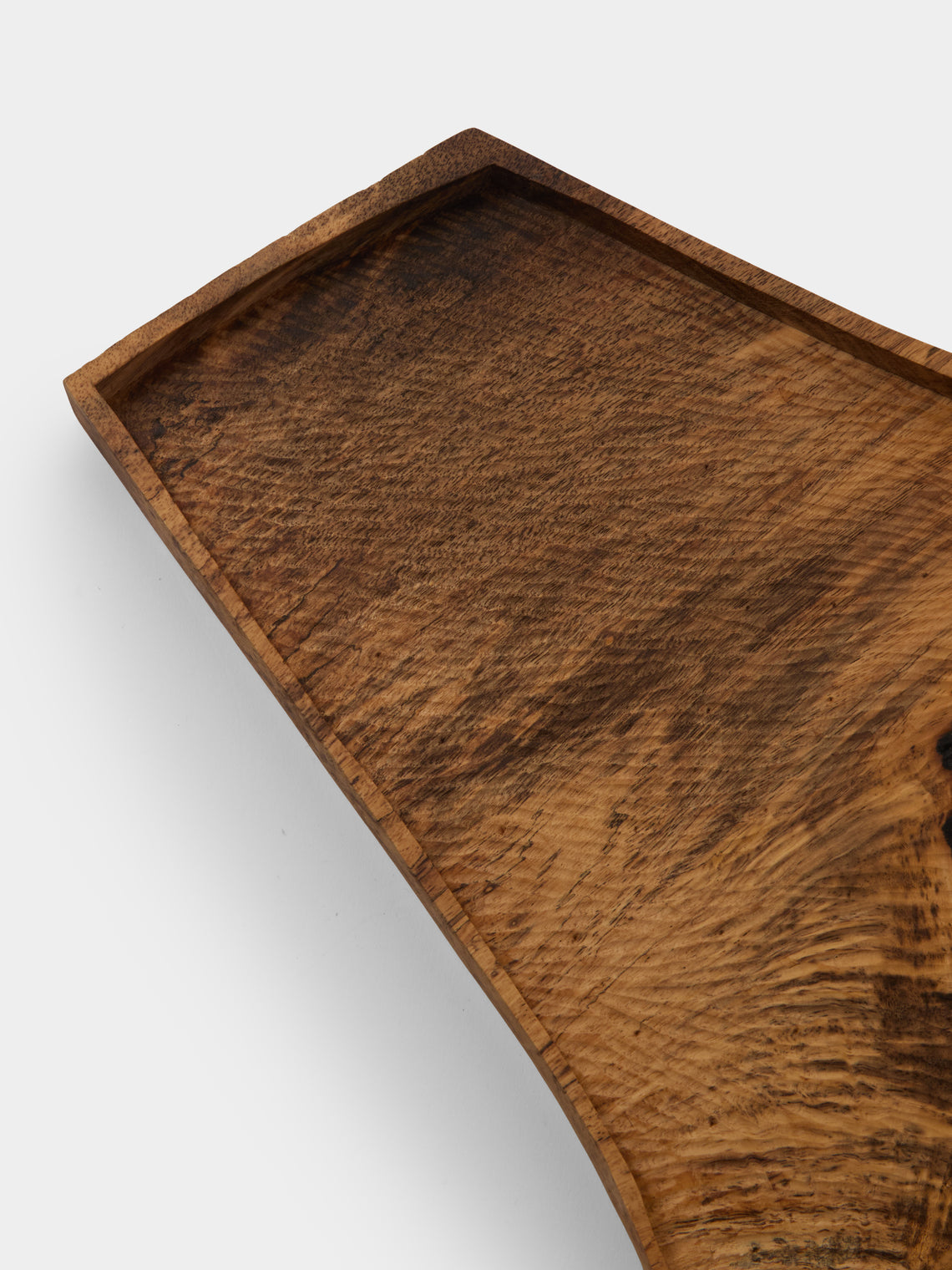 Thursday Furniture - Hand-Carved Black Persimmon Platter - Natural - ABASK