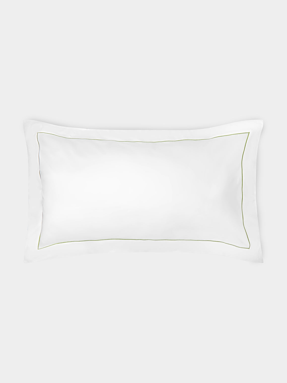 Loretta Caponi - Hand-Embroidered Cotton King-Size Pillowcases (Set of 2) -  - ABASK - 