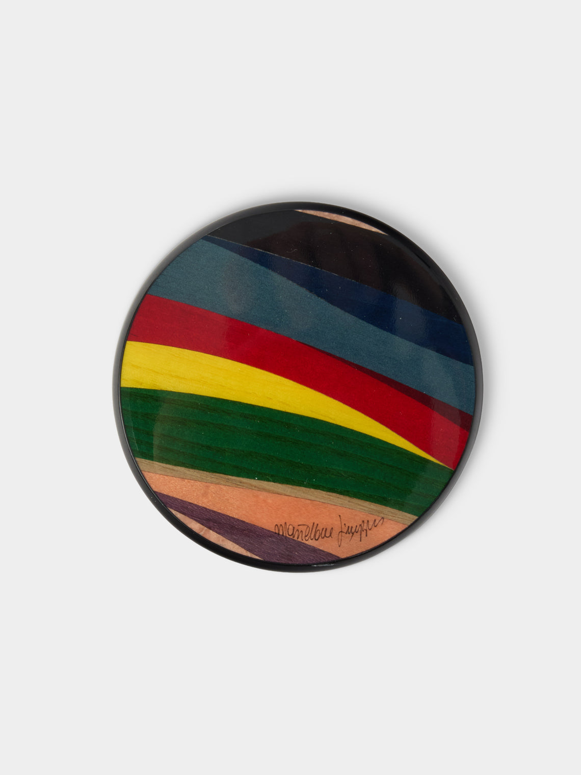Mastellone Giuseppe - Wood Inlay Coasters (Set of 6) - Multiple - ABASK