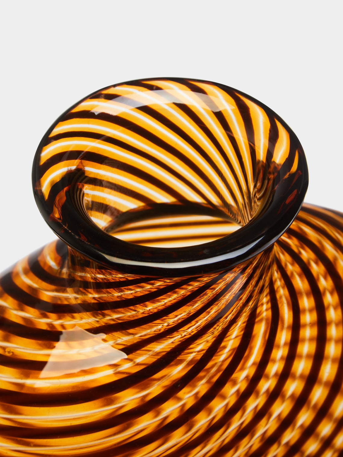 Antique and Vintage - 1960s Ercole Barovier Spira Murano Glass Vase -  - ABASK