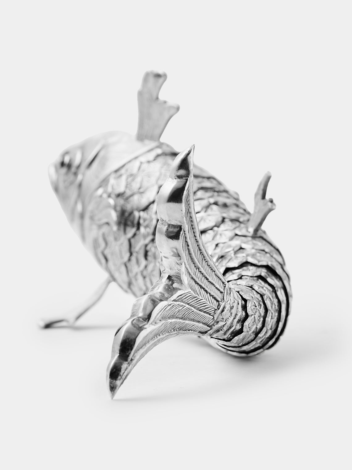 Antique and Vintage - Early-20th Century Solid Silver Articulating Fish - Silver - ABASK