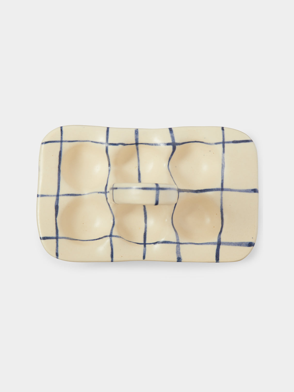 Azul Patagonia - Hand-Painted Ceramic Egg Holder -  - ABASK - 