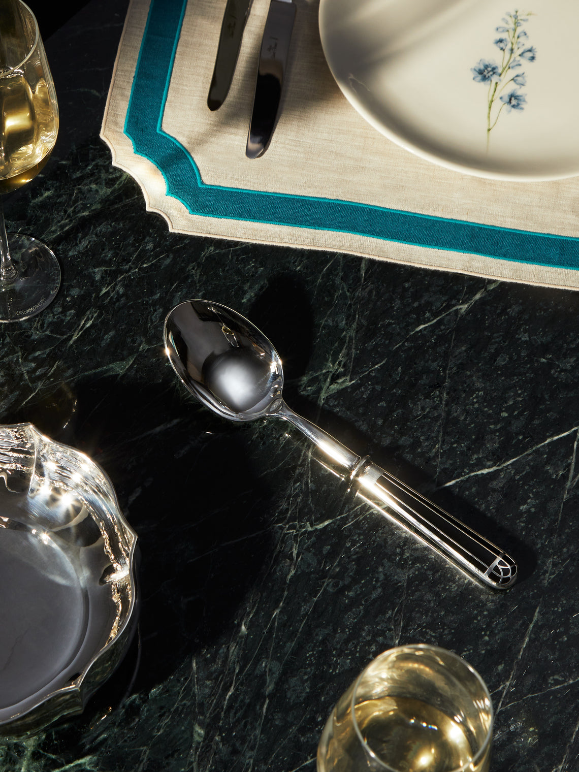 Christofle - Talisman Silver-Plated Serving Spoon -  - ABASK