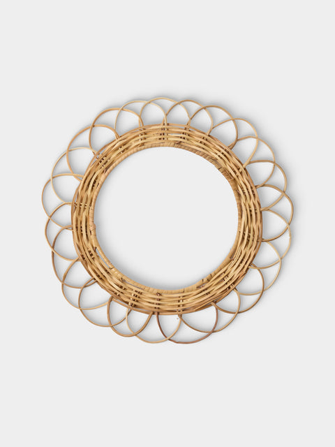 Artesanías del Atlántico - | Set of 4 | Bejuco Handwoven Palm Ring Placemats - Natural - ABASK - 