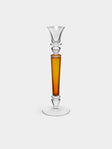 Theresienthal - Memphis Hand-Blown Crystal Candlestick (Set of 2) - Amber - ABASK- 