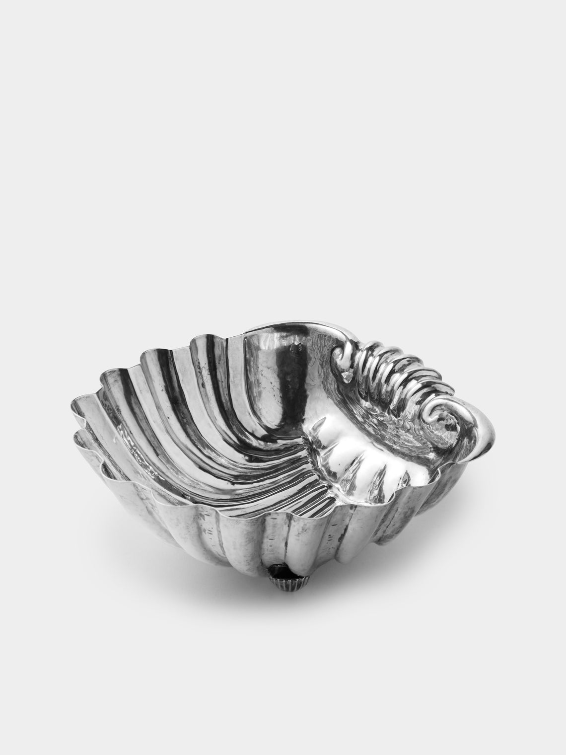 Antique and Vintage - 1960s Shell Silver-Plated Bowls (Set of 4) - Silver - ABASK - 