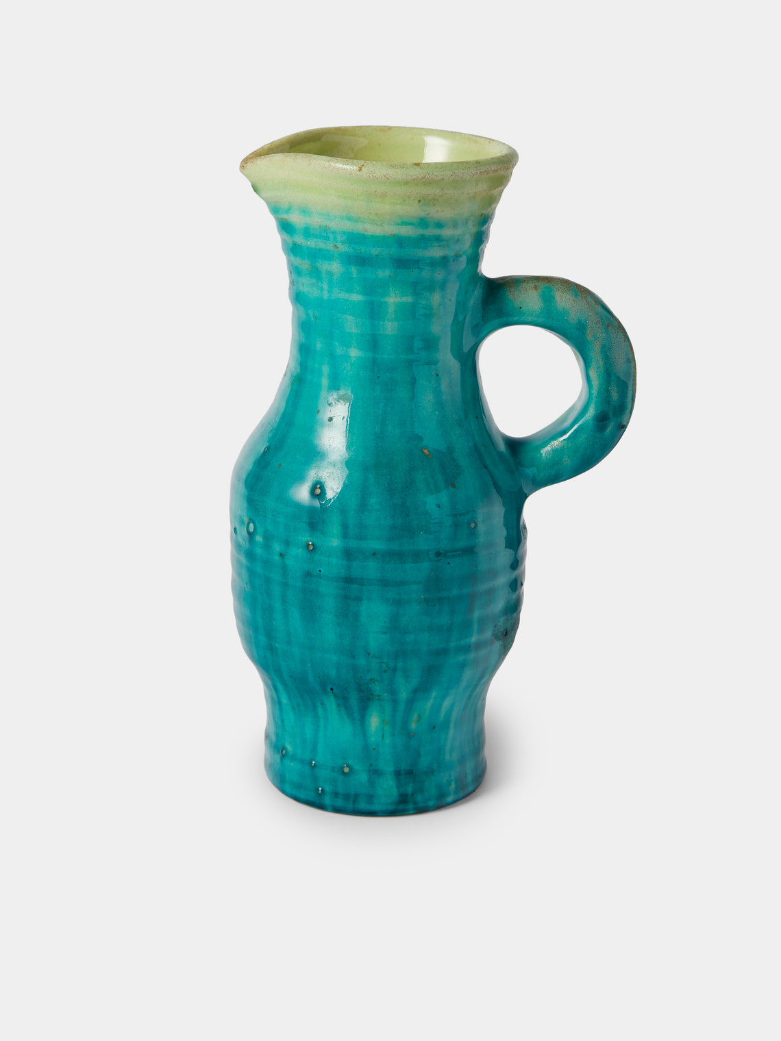 Antique and Vintage - 1950s Accolay Vase - Blue - ABASK - 