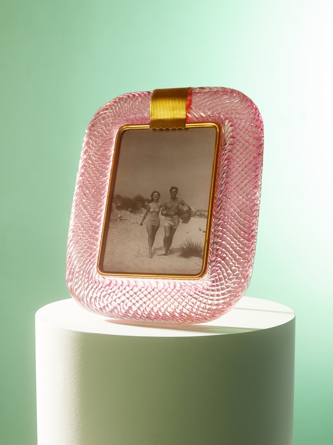 Antique and Vintage - 1960s Murano Glass Photo Frame -  - ABASK