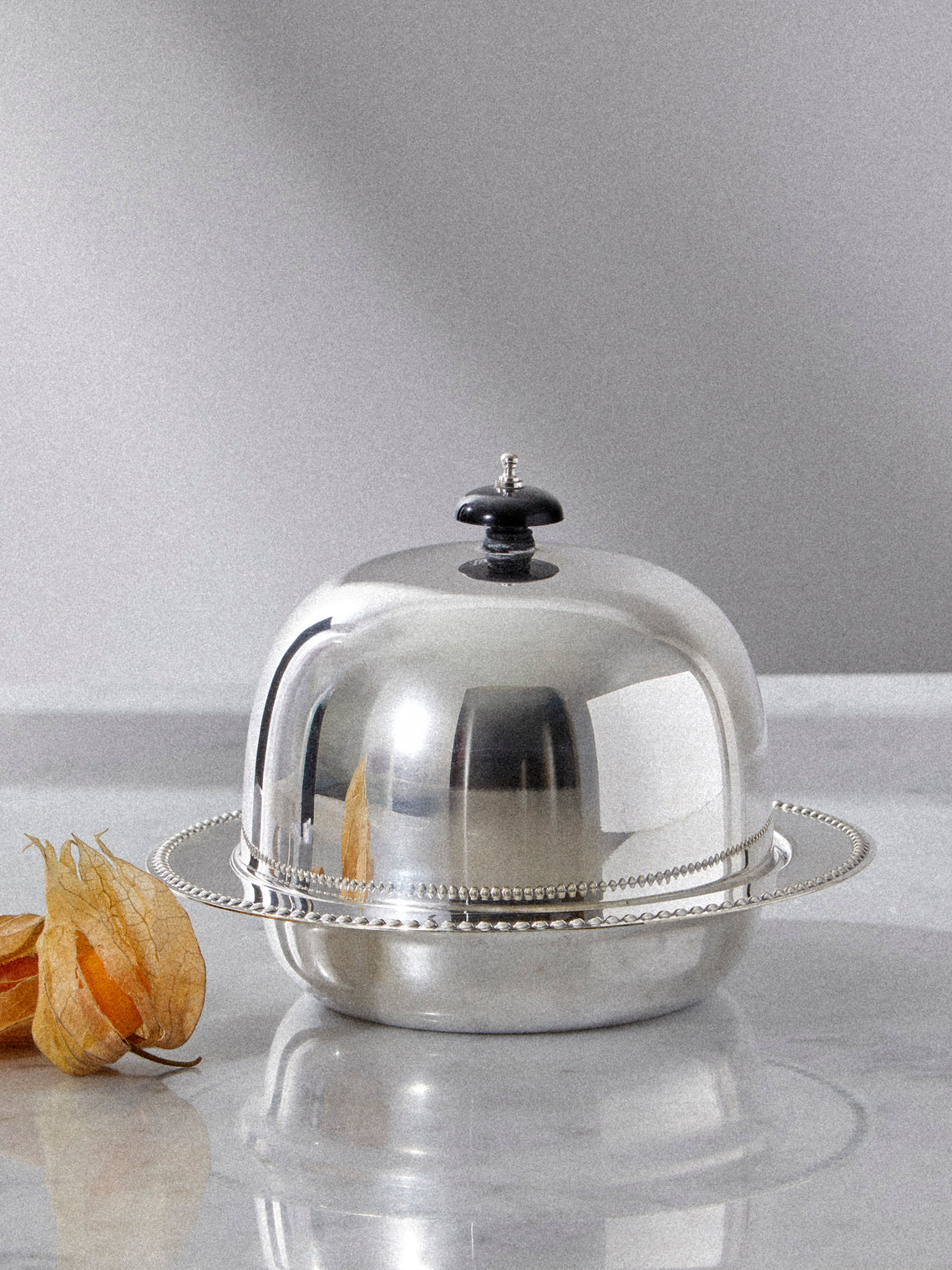 Antique and Vintage - 1920s Silver-Plated Lidded Dish - Silver - ABASK