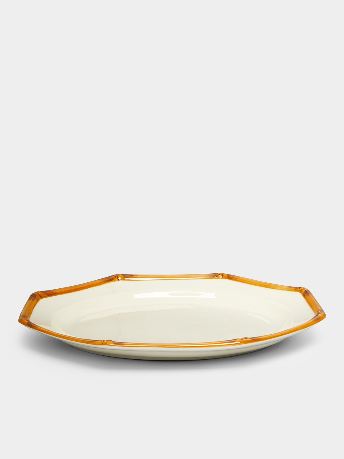 Este Ceramiche - Bamboo Hand-Painted Ceramic Large Platter -  - ABASK