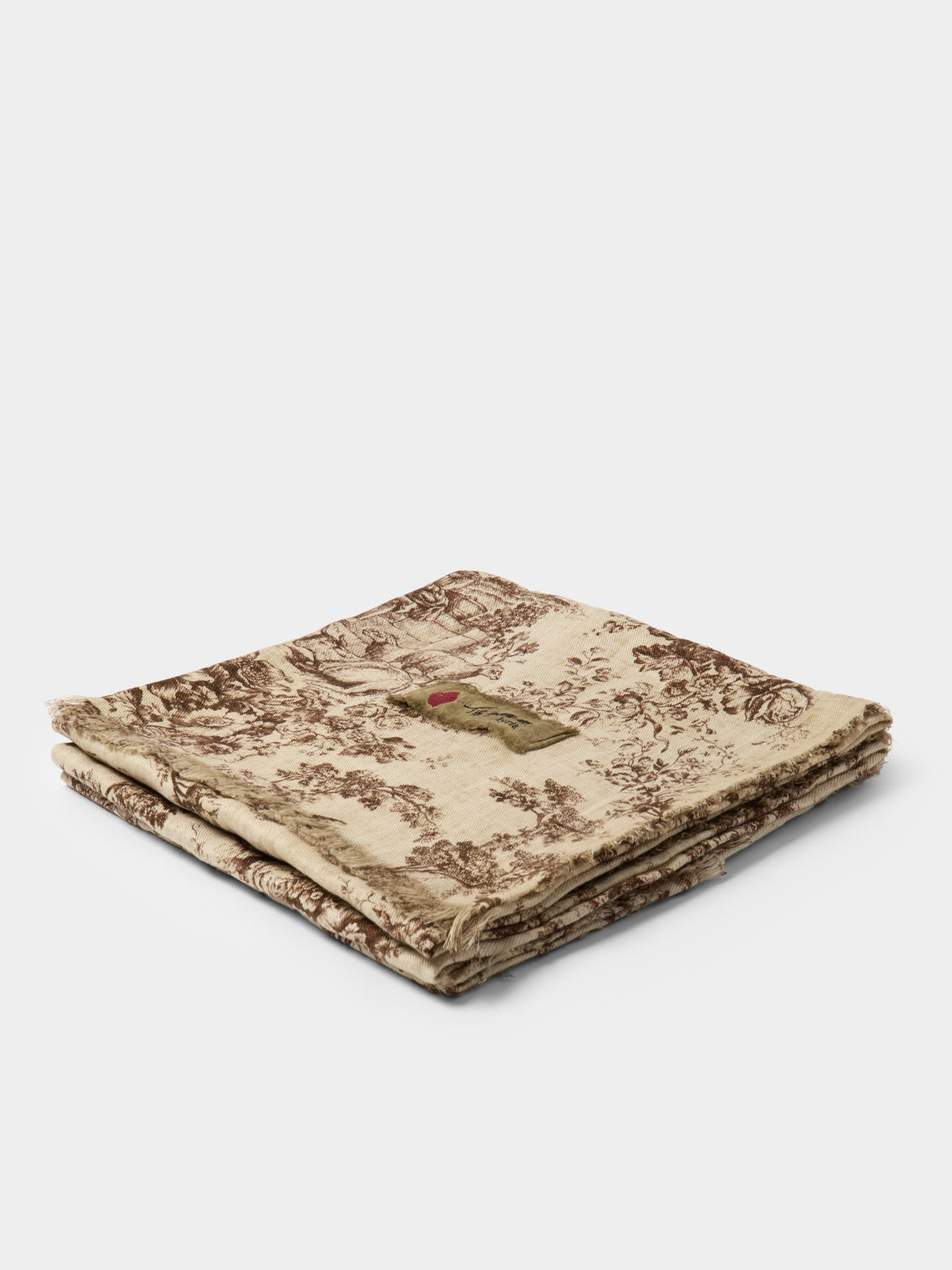 The House of Lyria - Linen Throw (75in/1.9m) - Beige - ABASK