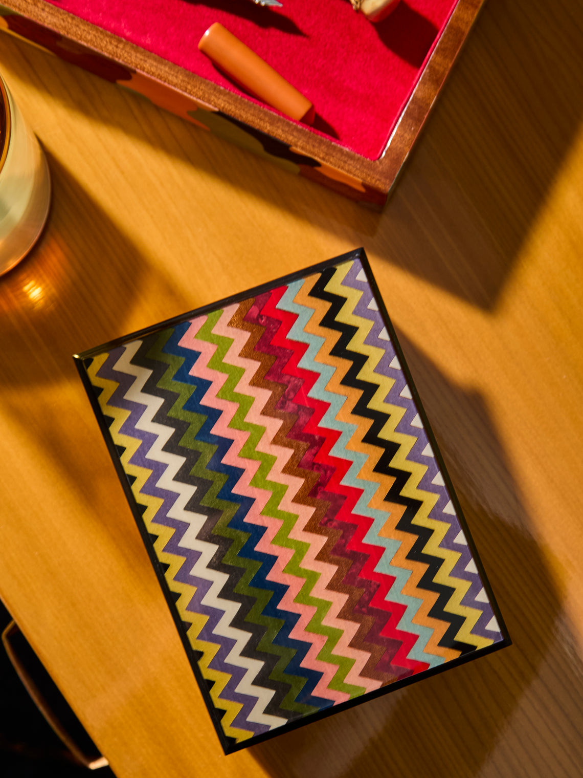 Biagio Barile - Chevron Wood Inlay Box -  - ABASK
