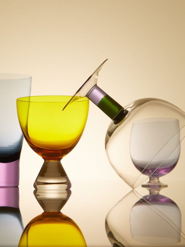 NasonMoretti - Archive Revival 1941 Hand-Blown Murano Collection - Yellow - ABASK