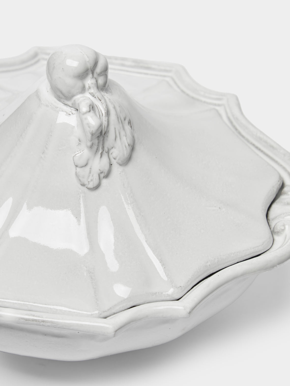 Astier de Villatte - Régence Hand-Glazed Ceramic Small Tureen -  - ABASK