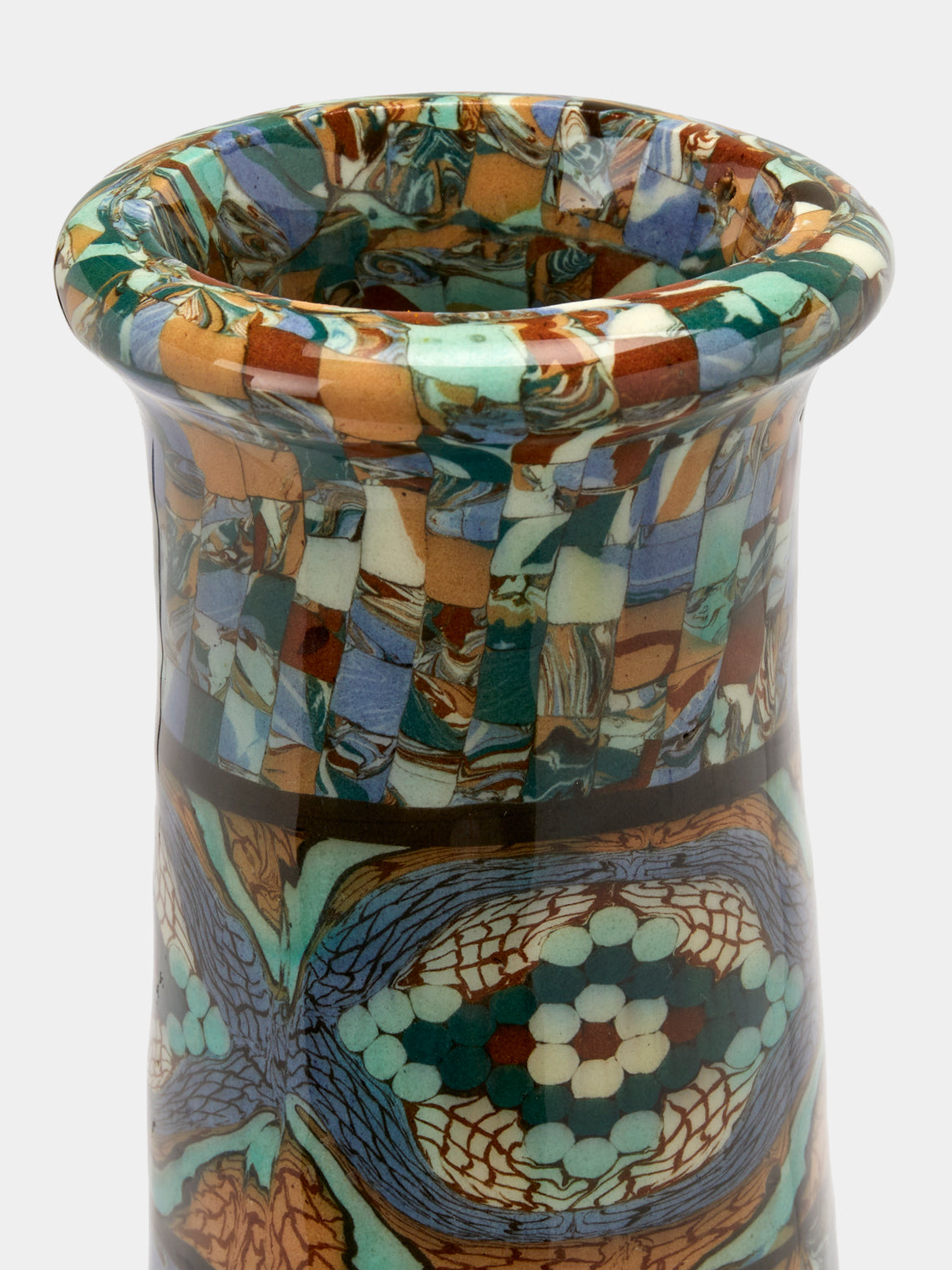 Antique and Vintage - 1950s Jean Gerbino Ceramic Vase (12in/31cm) - Multiple - ABASK