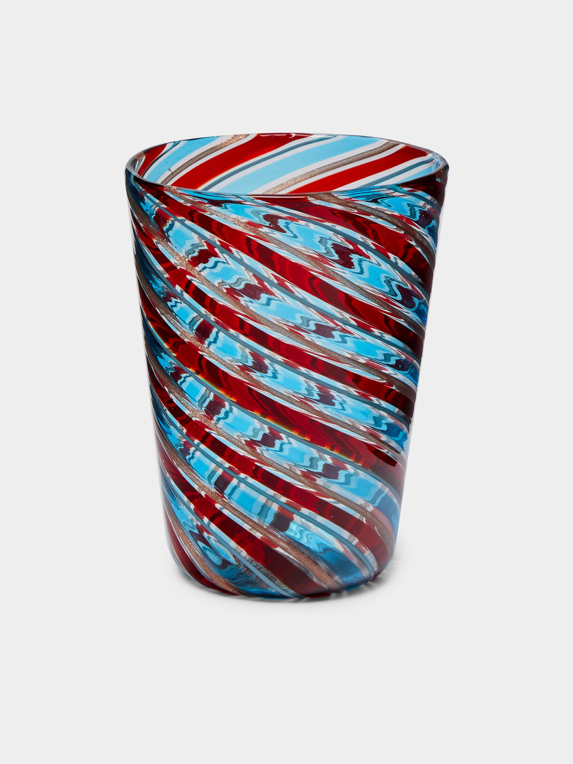 F&M Ballarin - Filigrana Hand-Blown Murano Glass Tumblers (Set of 6) -  - ABASK