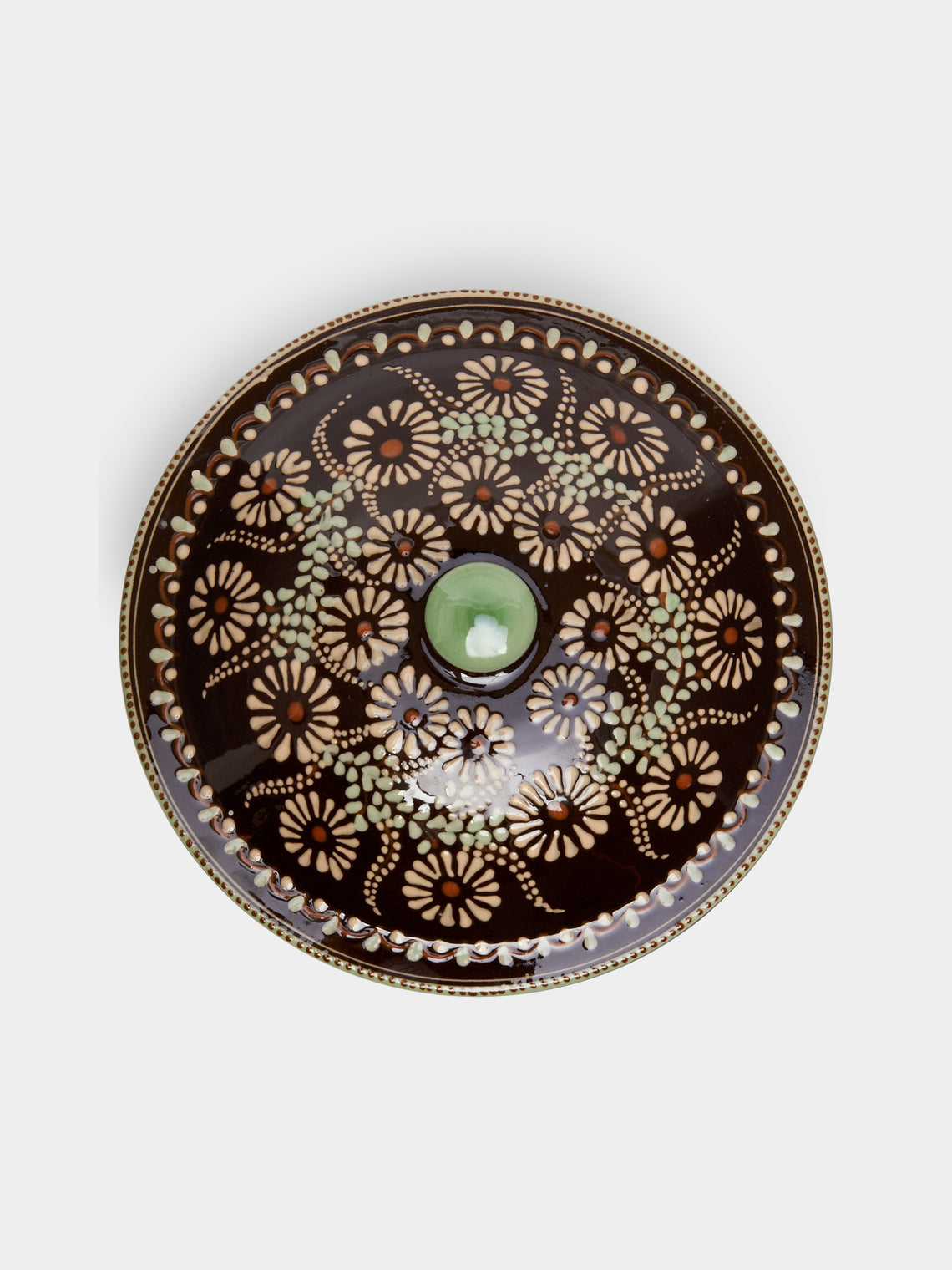 Poterie d’Évires - Flowers Hand-Painted Ceramic Lidded Tureen -  - ABASK