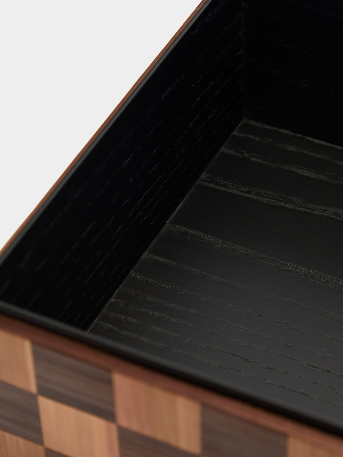 Ruda Studio - Weave Rye Straw Inlay Wood Box -  - ABASK