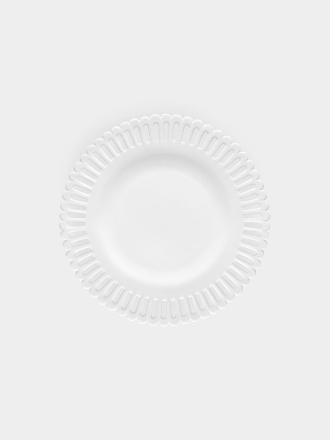 Bourg Joly Malicorne - Bourg-Joly Openwork Ceramic Dessert Plate -  - ABASK - 