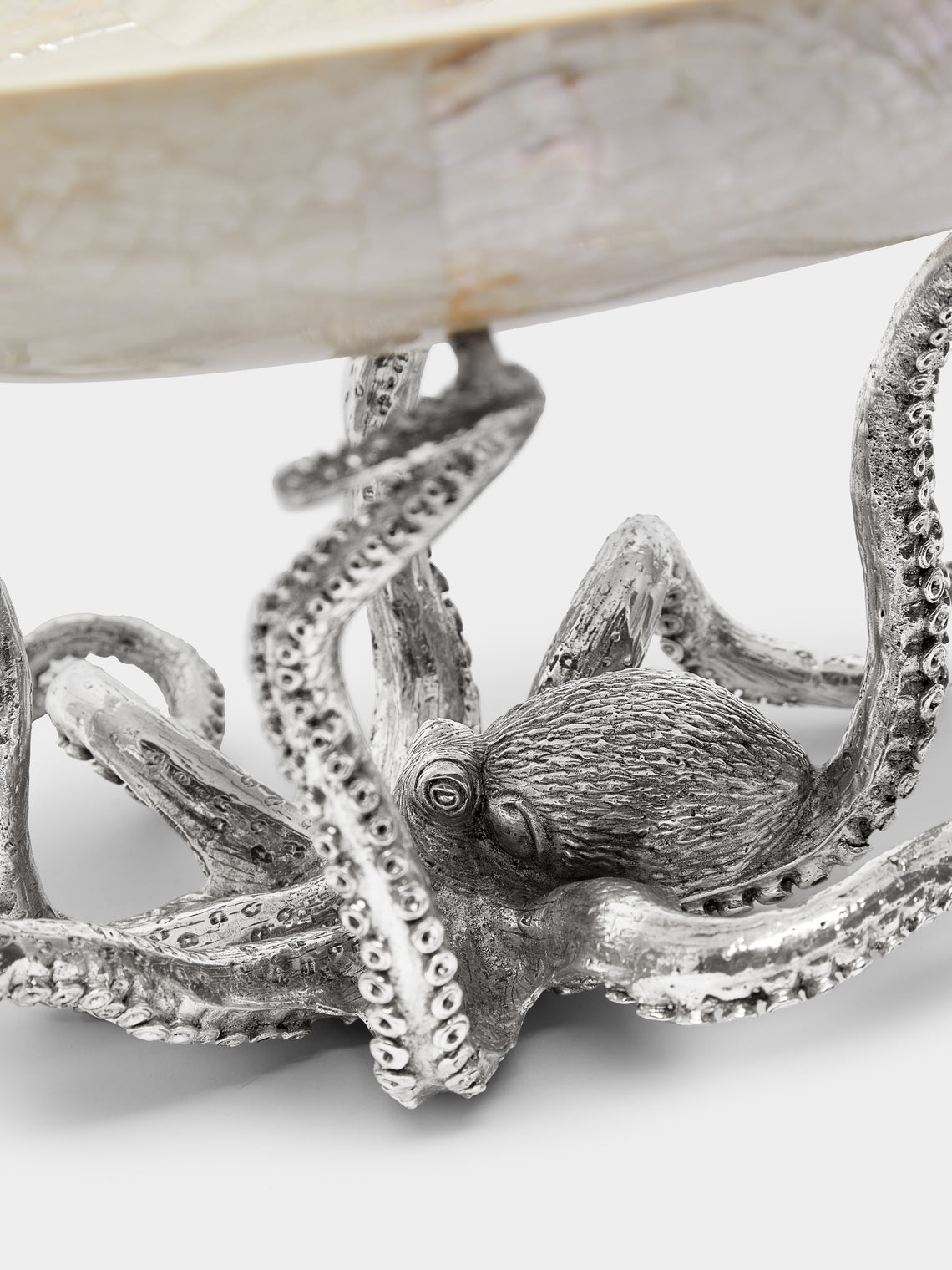 Objet Luxe - Silver-Plated and Shell Fruit Bowl -  - ABASK