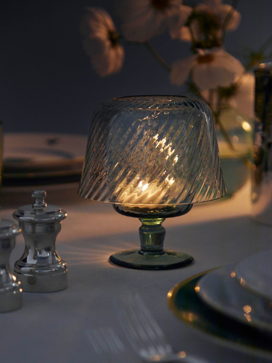 Mun Deluxe Brand Venezia - Hand-Blown Glass Small Lantern -  - ABASK