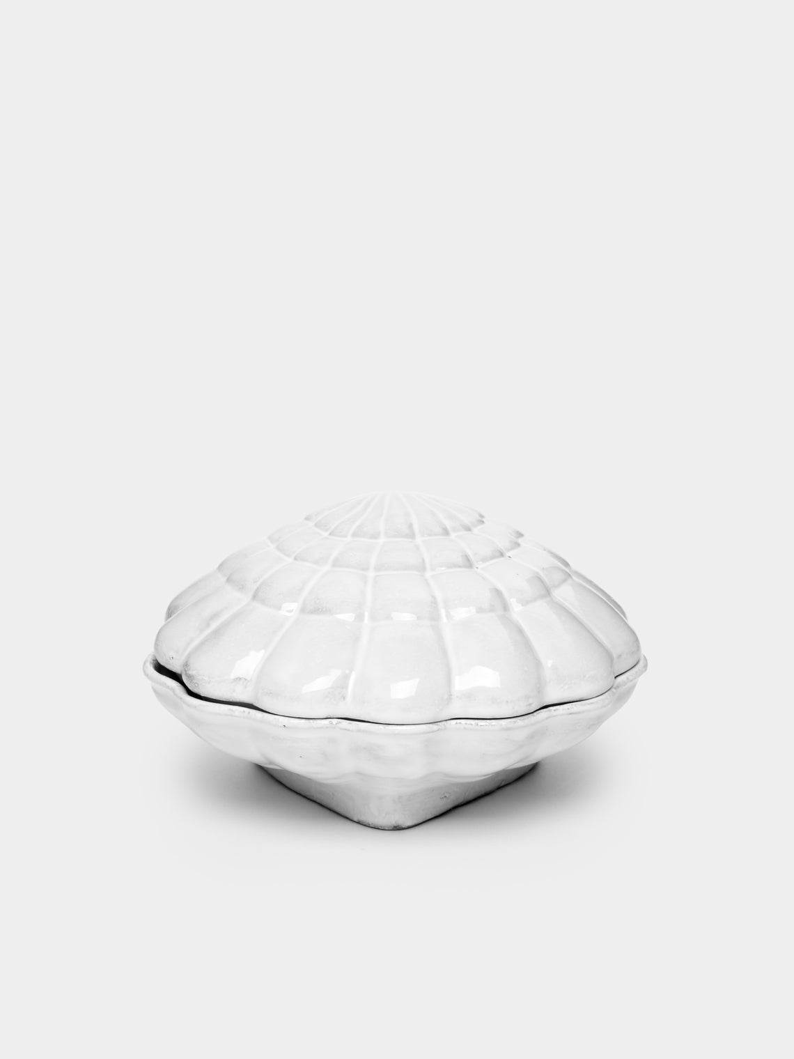 Astier de Villatte - Shell Hand-Glazed Ceramic Box -  - ABASK - 
