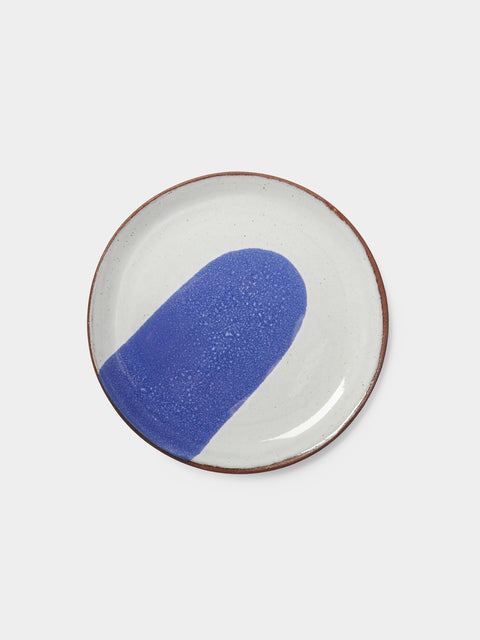 Silvia K Ceramics - Hand-Glazed Terracotta Small Plates (Set of 4) -  - ABASK - 