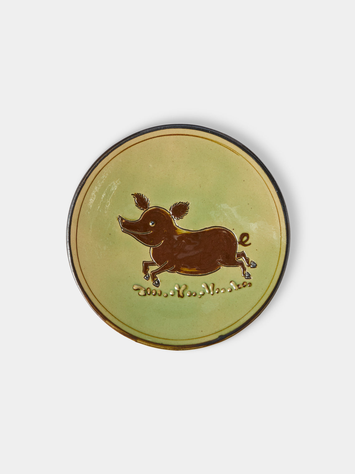 Poterie d’Évires - Animals Hand-Painted Ceramic Plates – 5.5in/14cm (Set of 4) - Multiple - ABASK