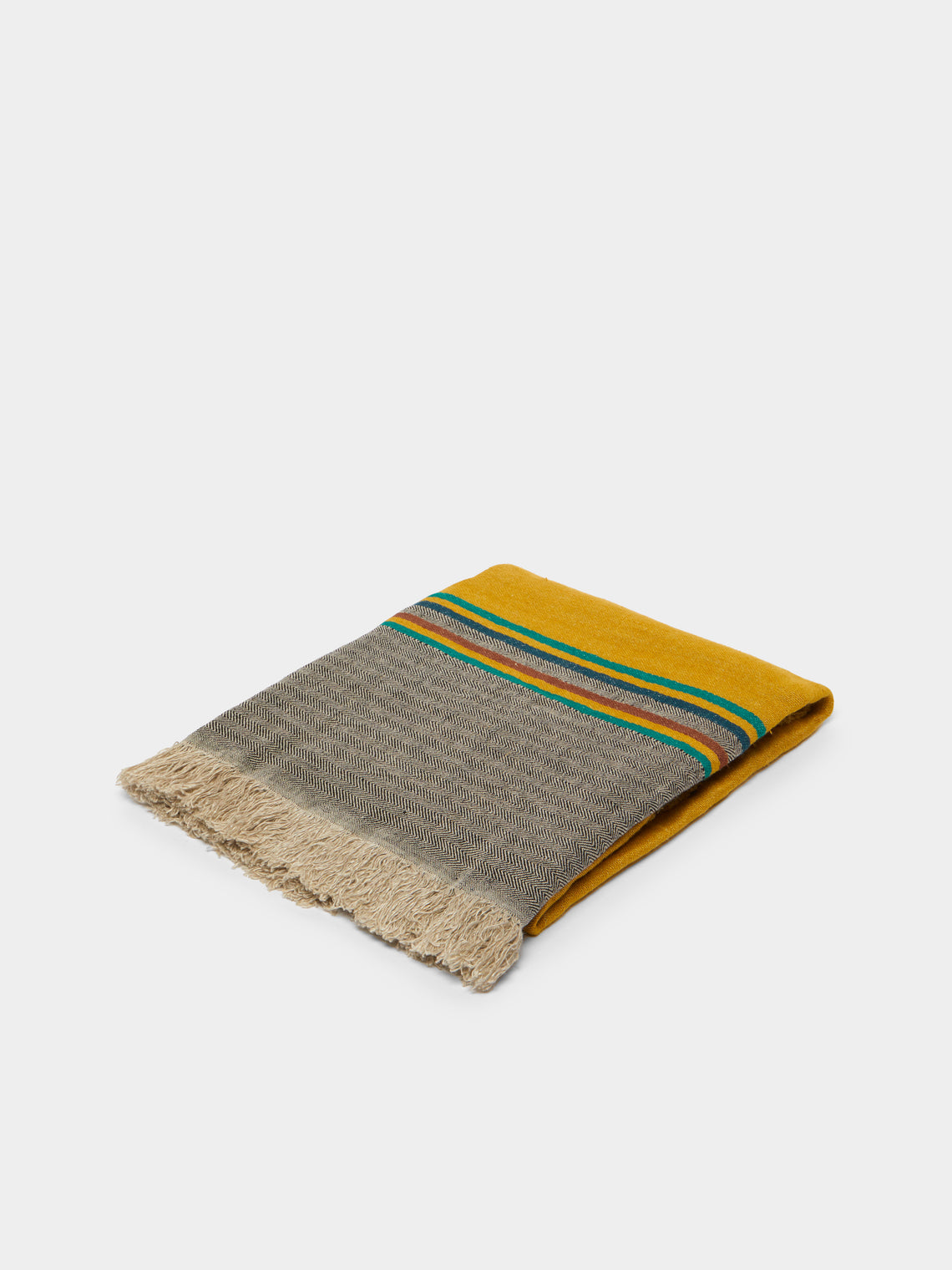 Libeco - Sequoia Stripe Belgian Linen Towel -  - ABASK