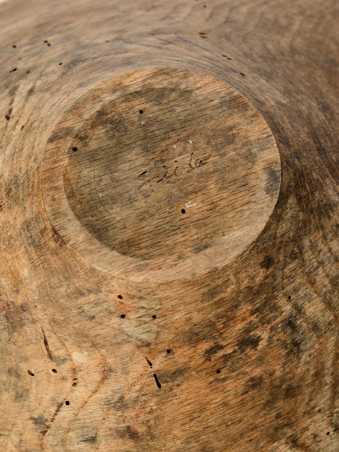 Iida Woodturning - Hand-Turned Oak Earth-Finish Bowl - Brown - ABASK
