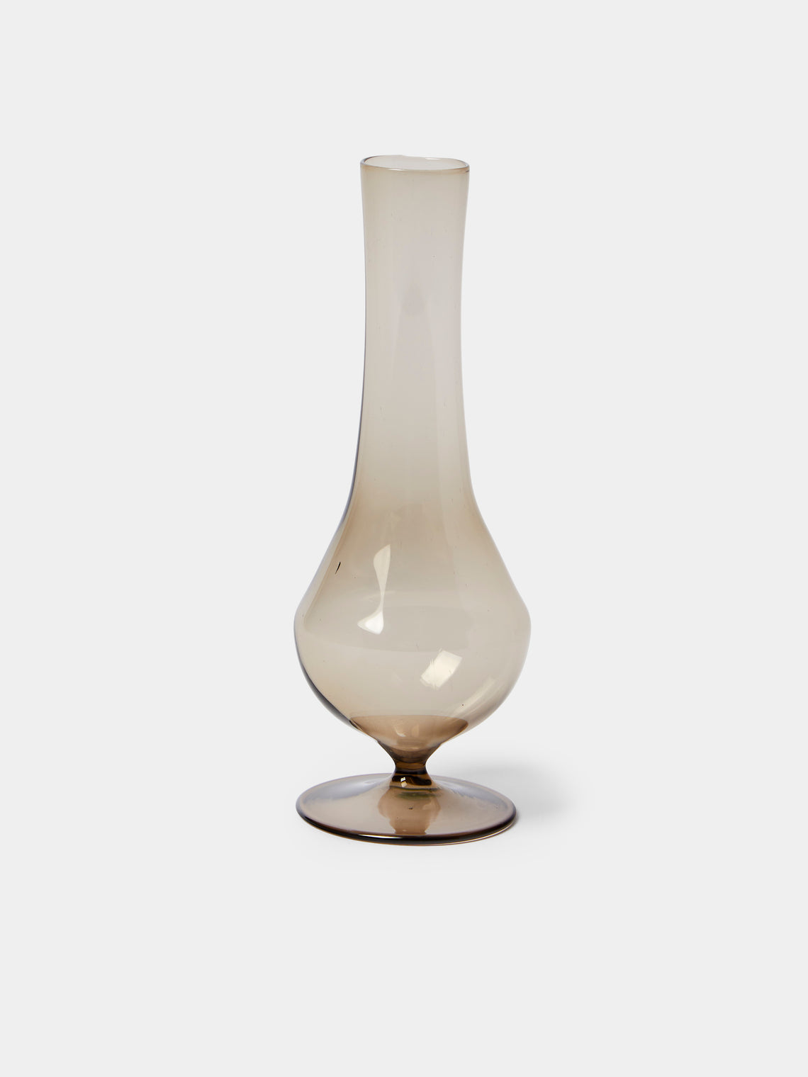 Antique and Vintage - Mid-Century Glass Bud Vases (Set of 6) - Gray - ABASK