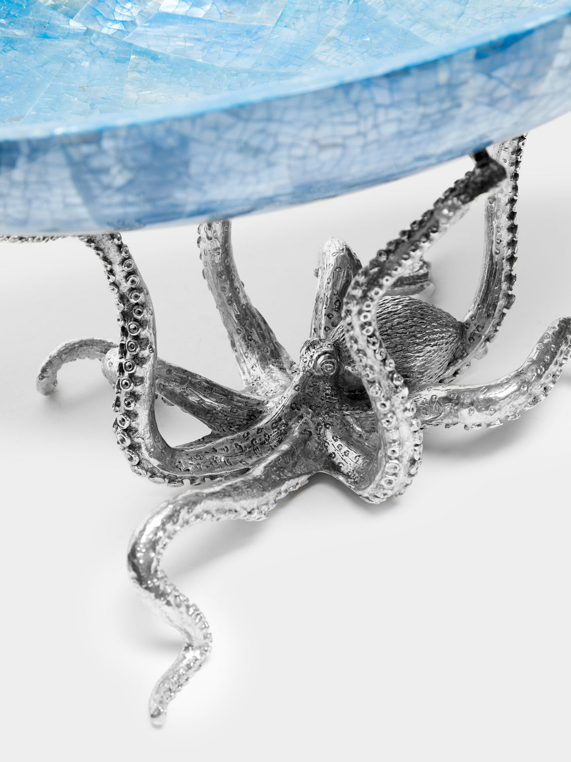 Objet Luxe - Silver-Plated and Shell Fruit Bowl -  - ABASK