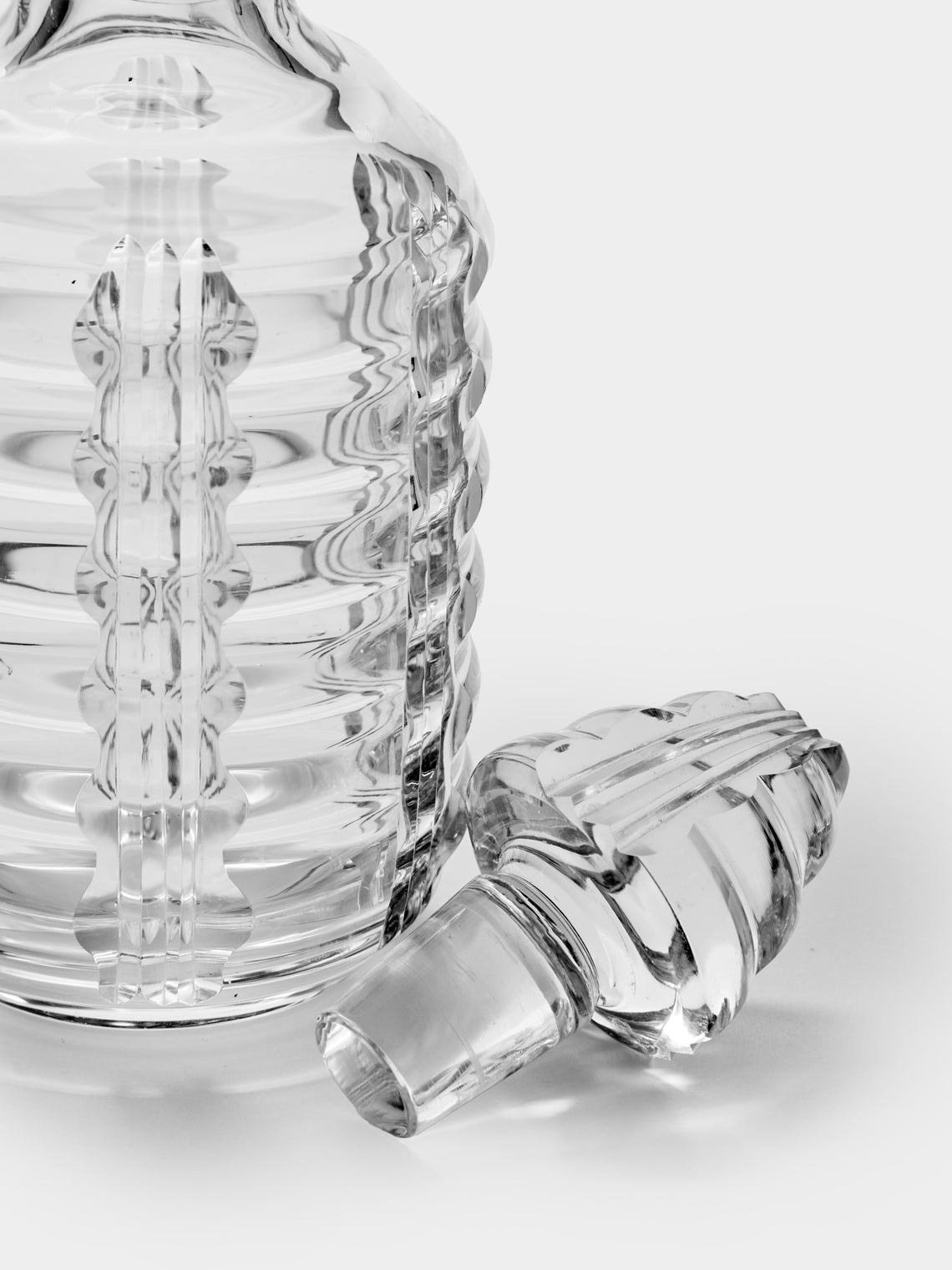 Antique and Vintage - Early-20th-Century Baccarat Crystal Carafe - Clear - ABASK