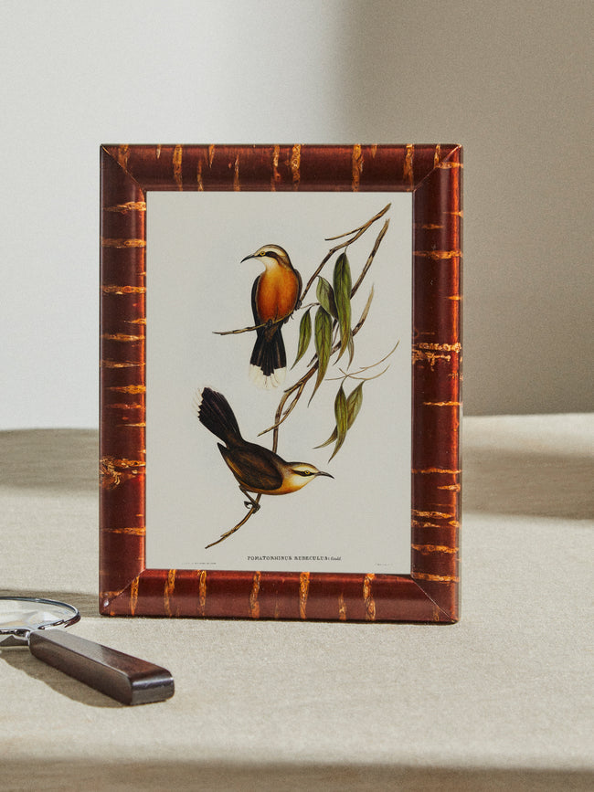 Denshiro - Cherry Bark Cabinet Photo Frame - Brown - ABASK