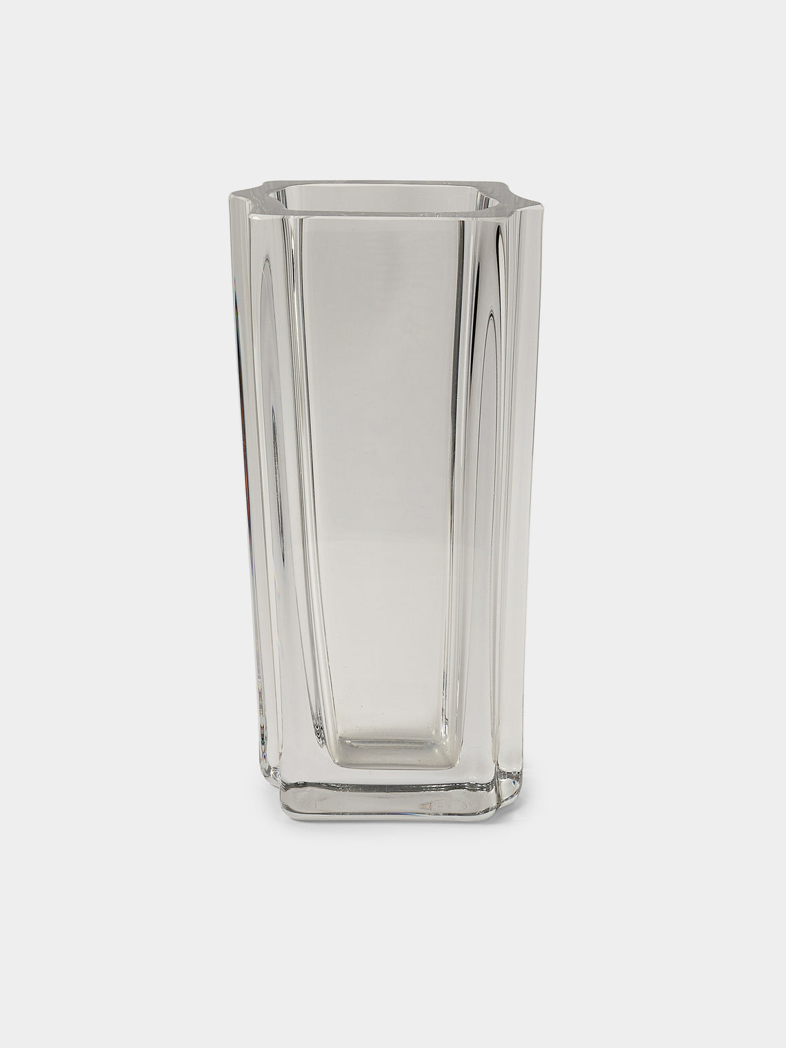 Antique and Vintage - 1970s Daum Crystal Vase (11in/28.5cm) - Clear - ABASK - 
