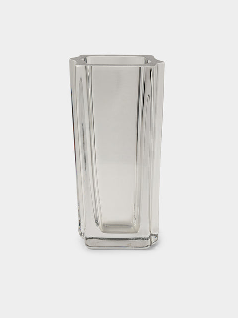 Antique and Vintage - 1970s Daum Crystal Vase (11in/28.5cm) - Clear - ABASK - 