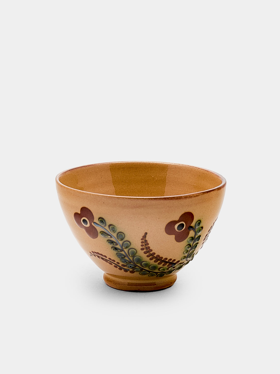 Poterie d’Évires - Flowers Hand-Painted Ceramic Petit Bowls (Set of 6) - Cream - ABASK