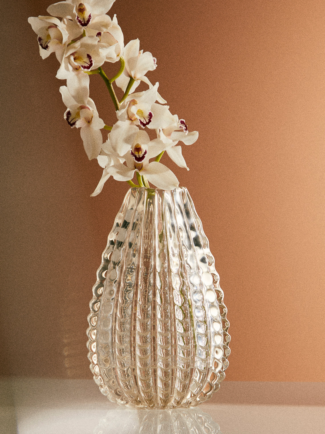 Antique and Vintage - 1930s Ercole Barovier Murano Glass Vase - Clear - ABASK