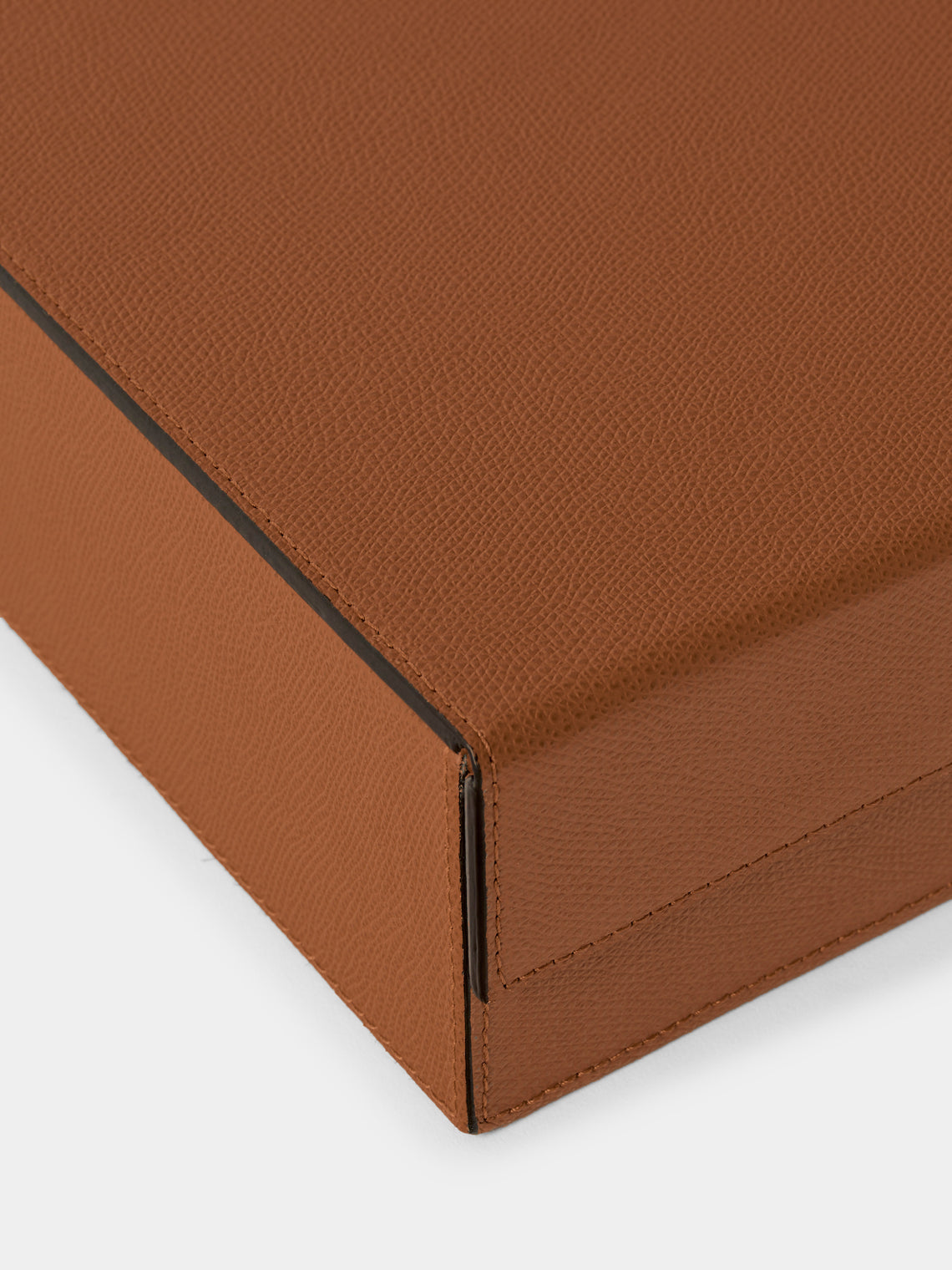 Giobagnara - Monogram Leather Glasses Box - Brown - ABASK