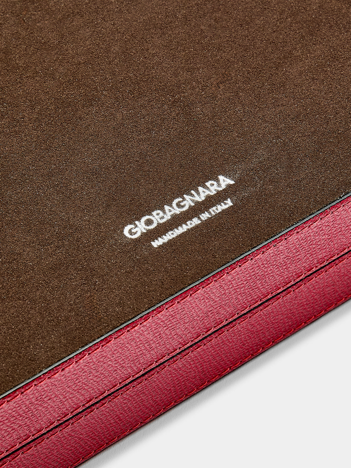 Giobagnara - Leather Backgammon Set - Red - ABASK